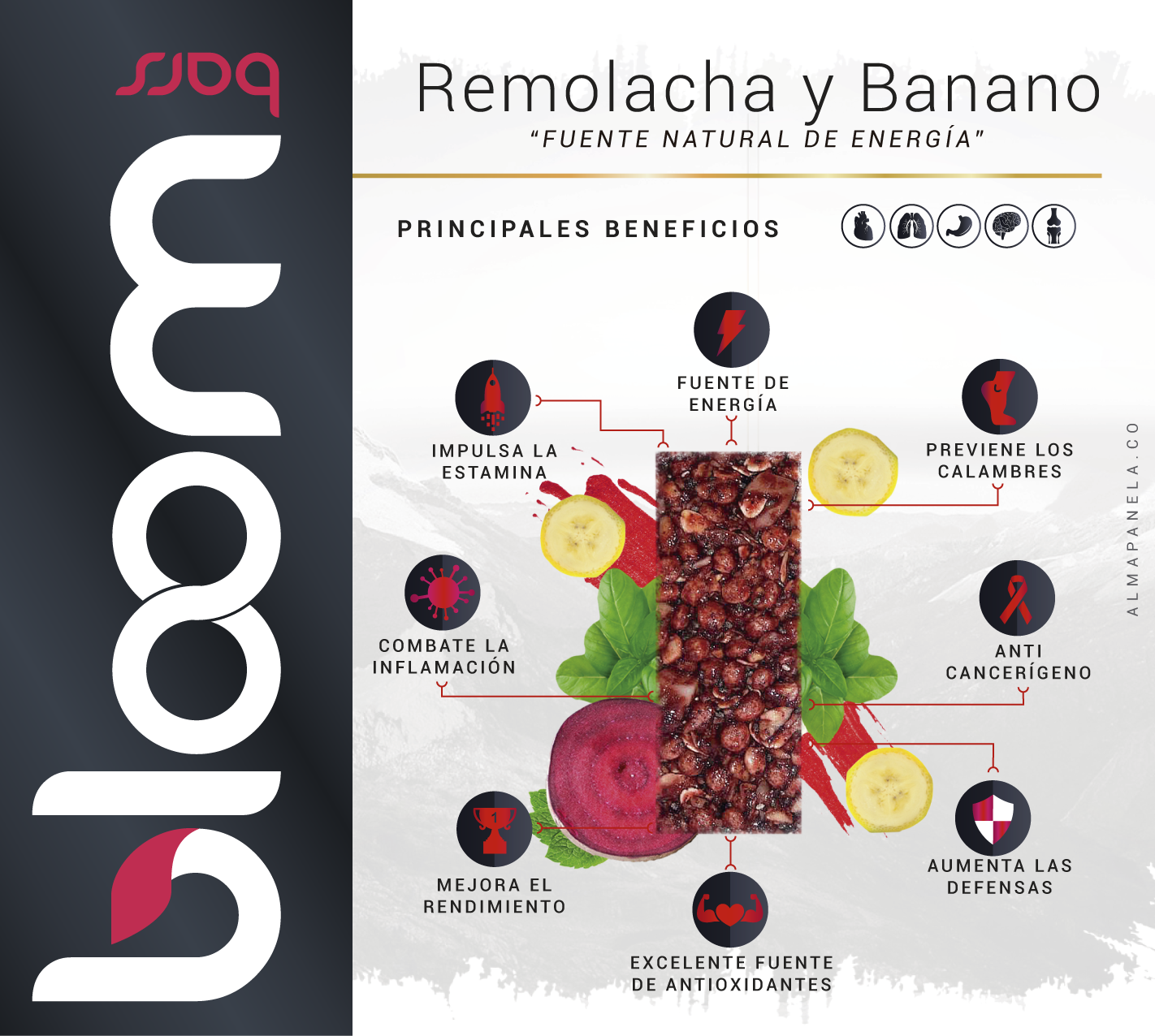 Bloom Bars Beneficios Remolacha Banano