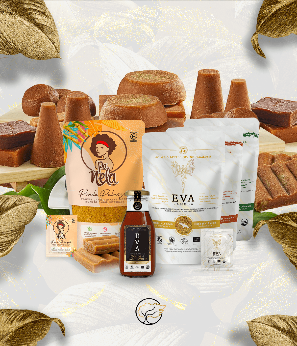 Unrefined sugar cane, mejor panela, mejor Chancaca, mejor Papelón, mejor Piloncillo, Rapadura, Jaggery, Heincke Group