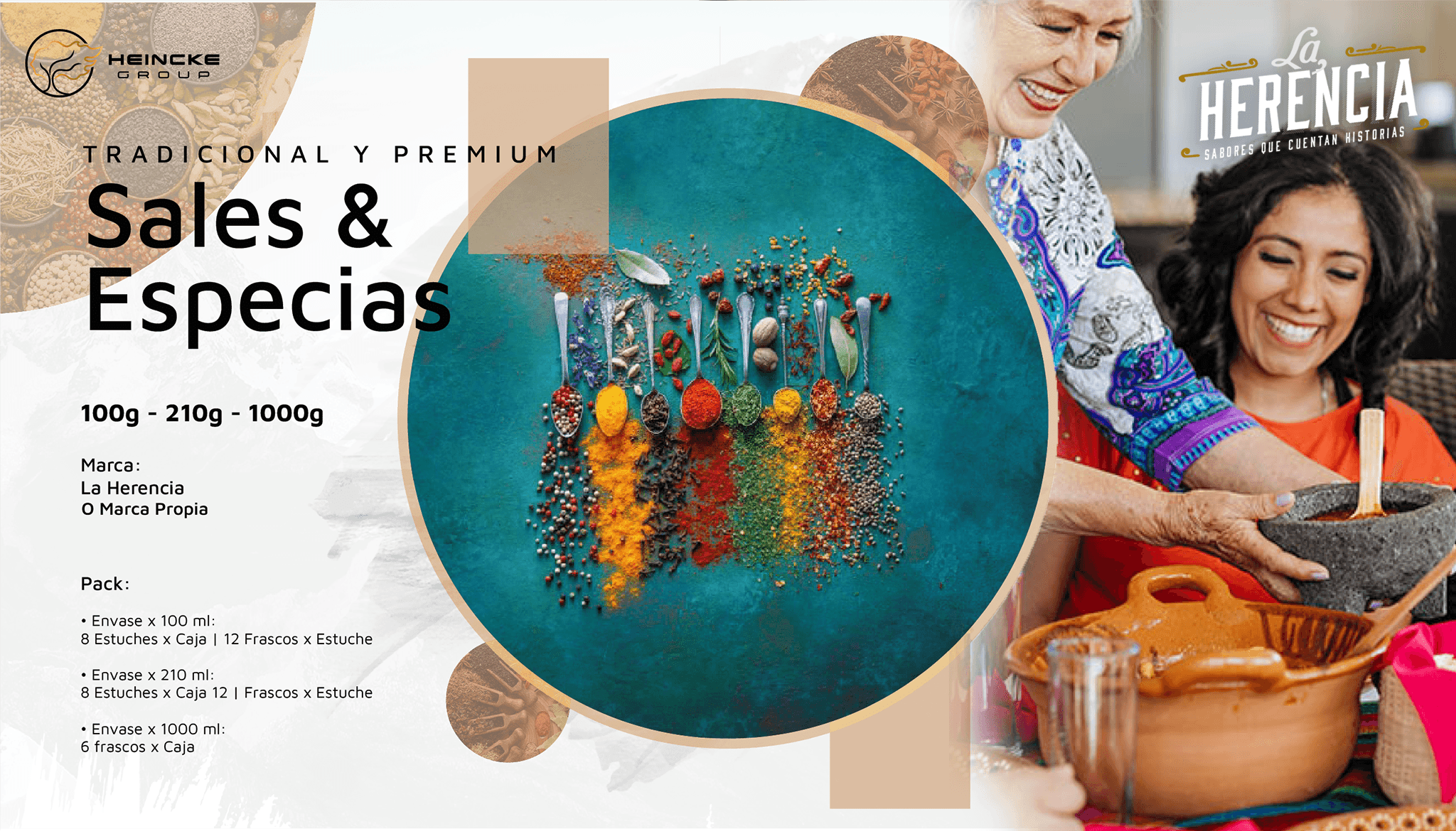 Sales, Especias, Agroalimentos, Sostenibilidad, Heincke Group